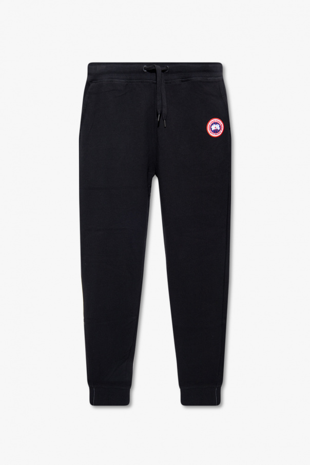 Black Sweatpants with logo Canada Goose Vitkac Germany